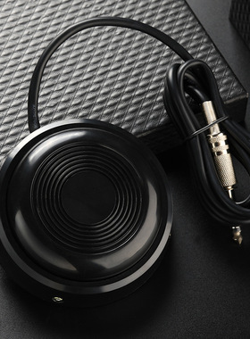 纹身机圆形脚踏开关360度可控配件纹身器材脚踏通用黑色纹身器材