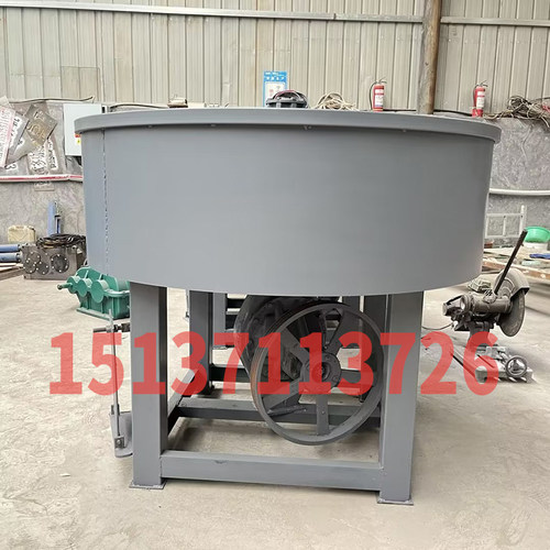轮碾机立式平口轮碾搅拌机