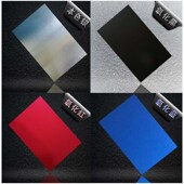 铝银色铭牌定制 红色丝印激光打标牌 黑色板蓝色铝板 阳极氧化铝