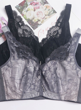 古今文胸全棉大胸显小超薄聚拢上托防下垂调整型内衣75BCD-90BC