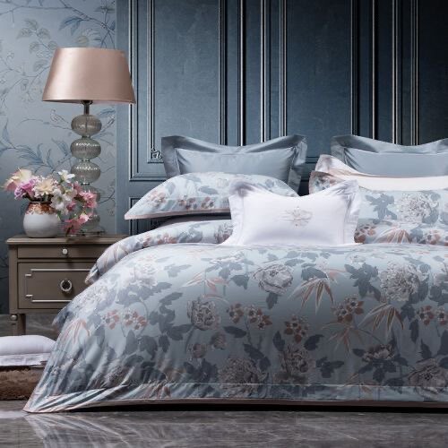 多喜爱专柜正品高档艾能新绒棉床单款四件套奥塞庄园80支长绒棉