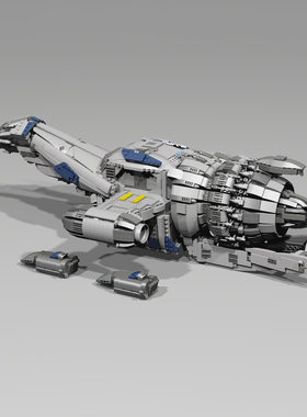 A0993萤火虫宁静号冲出宁静号 MOC-12777 影视系列积木拼装玩具