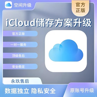 iCloud储存空间升级 1TB2TB一年 icloud扩容家庭共享拼车200G400G