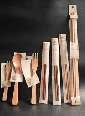 日本MUJI无印良品木制餐匙搅拌勺