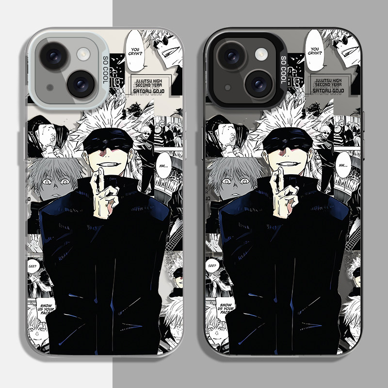 五条悟适用苹果15promax手机壳新款iPhone14套ipone13高级感12mini全包11pro彩银xsmax动漫8plus7p二次元xs男