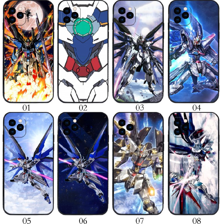 突击自由高达 适用iPhone苹果 14 Max/13 Pro/12 mini/11/Plus/SE/小米 Civi3/10T/12X/12S/11i/10手机壳