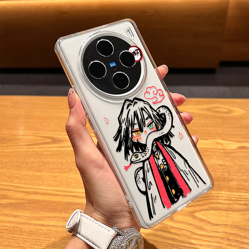 适用VIVOx300手机壳可爱鬼灭之刃x200透明80Pro硅胶70个性vivoy300gt男女y500潮牌X27新款60t防摔ultra套90S