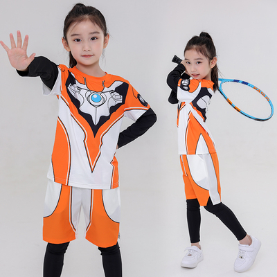 格丽乔奥特曼假两件速干训练套装