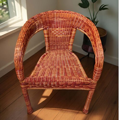 家用藤椅休闲圈椅扶手藤编