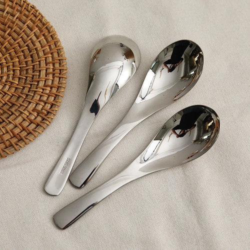 316L不锈钢调羹家用汤匙小瓢瓢