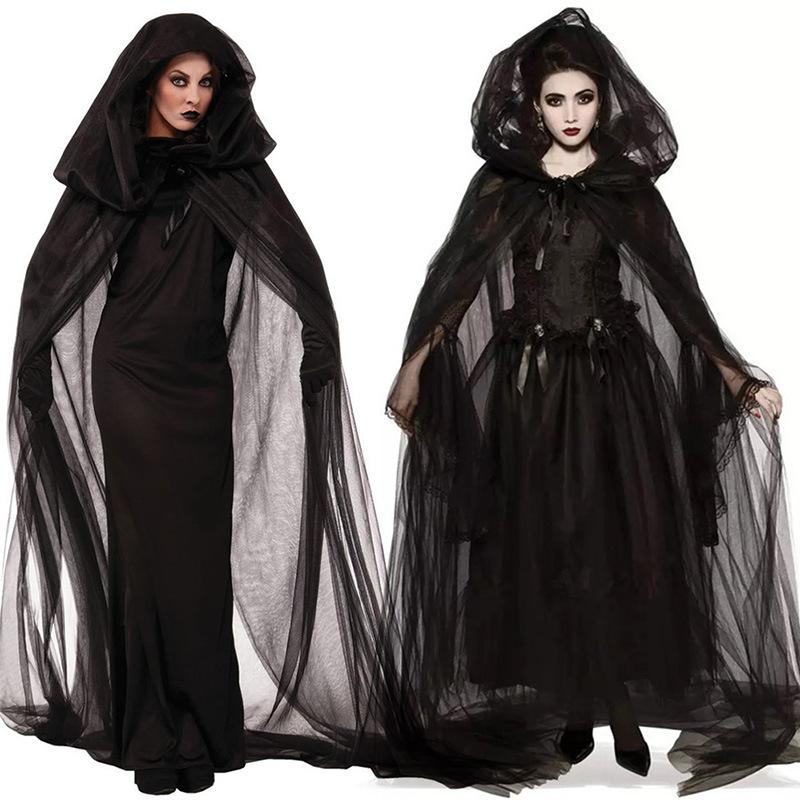 Halloween Ghost Bride Witch vampire cosplay cape costume斗篷