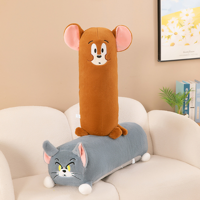 搞怪汤姆猫杰瑞鼠抱枕猫和老鼠玩偶女生夹腿毛绒玩具儿童陪睡抱枕