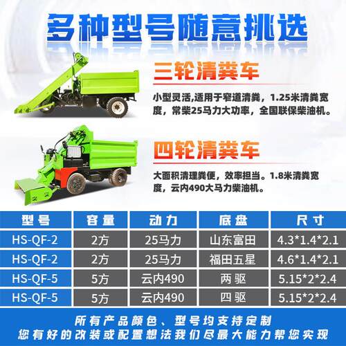 牛场粪便清理车农村2殖场地刮养粪机柴JCJ油立方驴场粪面污清粪车