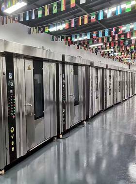 QJX2富3盘热馒风旋转炉 新疆烤馕饼烘连烤箱 披萨包子头白吉馍烧