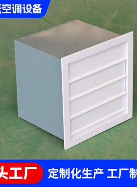 方形壁式轴烟流风机DFZB低噪工业排气风机玻换璃钢壁式轴流风机