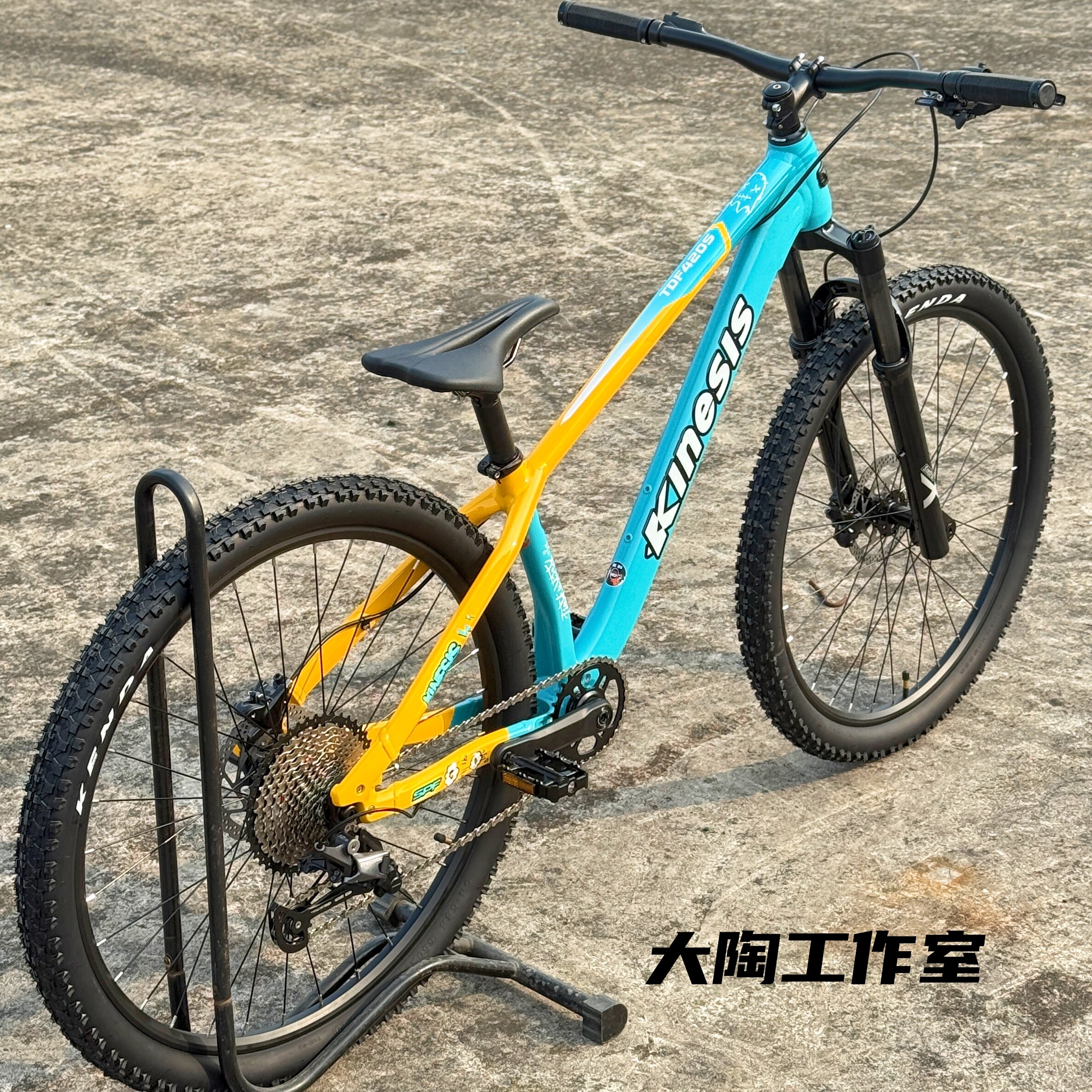 KINESIS卜威 142桶轴山地车26寸TD300U土坡泵道车架 275寸TDF420S