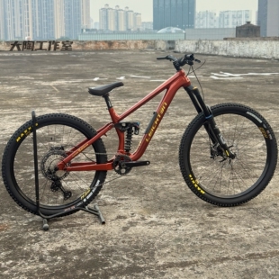 来登苍龙 山地车越野速降 铝合金软尾车架 耳轴 终身质保 储物盒