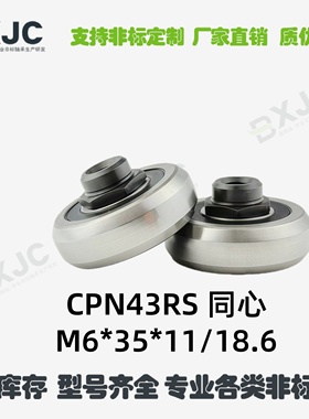 C系列带轴滚轮轴承ROLLON CPN18 28 30 35 43 CPA18 28 30 35 43