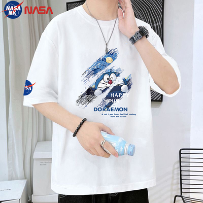 NASA联名新款重磅男童短袖T恤