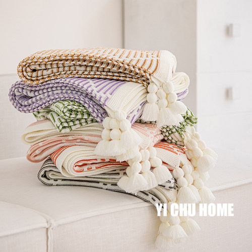 沙发毯客厅盖腿四季通用盖毯