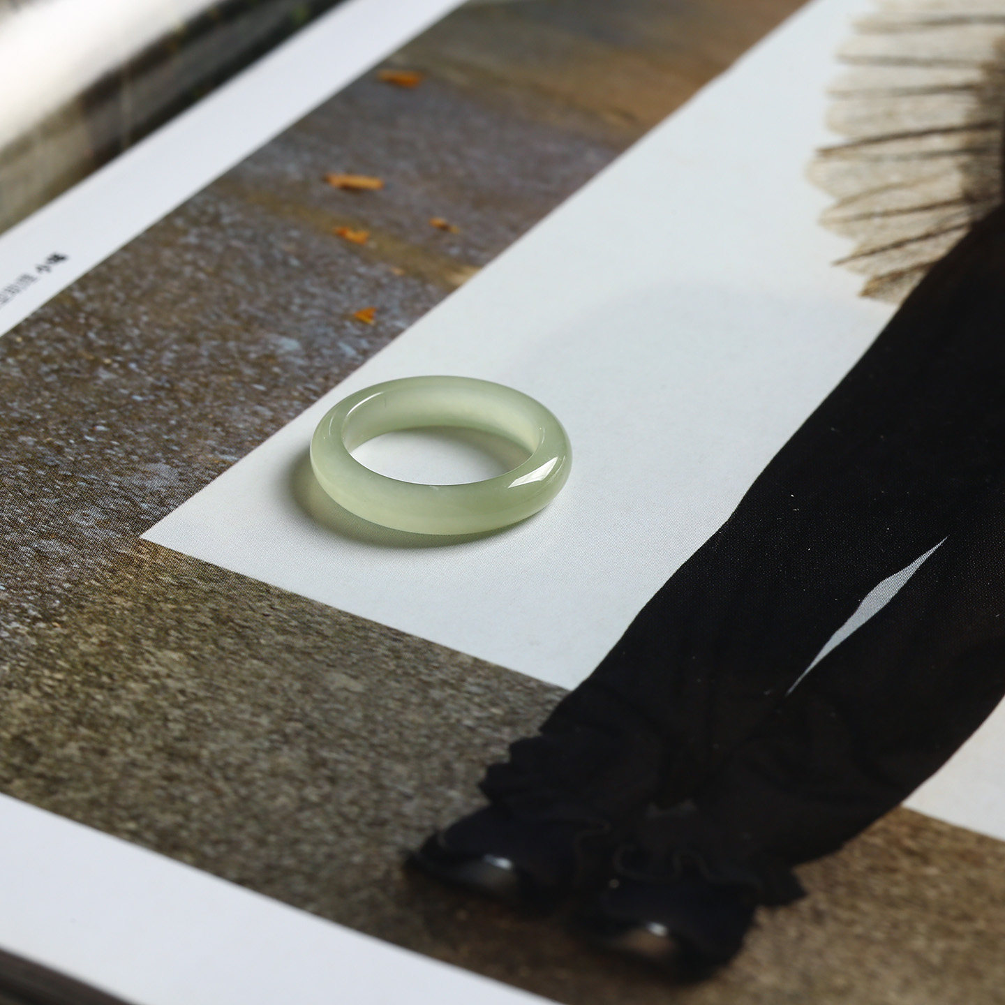 12号戒指 和田玉晴水青白圆弧素圈指环 5700,珠宝/钻石/翡翠,手饰,淘宝优惠券,粉丝福利购,淘宝优惠卷