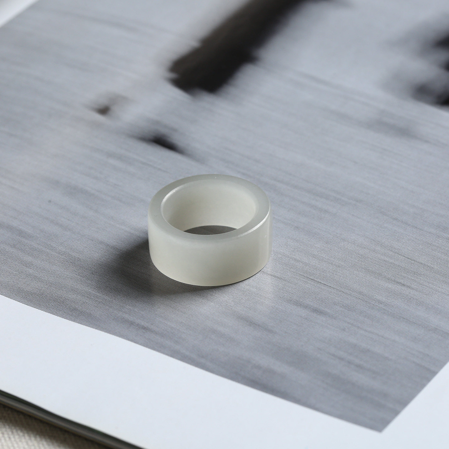 17号戒指 和田玉烟紫宽条直切款方口指环 扳指 5705,珠宝/钻石/翡翠,手饰,淘宝优惠券,粉丝福利购,淘宝优惠卷