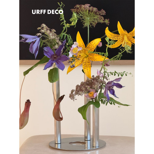 URFFDECO不锈钢试管花瓶