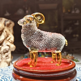 迷你版水晶玻璃12生肖十二摆件鼠牛虎免龙蛇马羊猴鸡狗猪工艺包邮