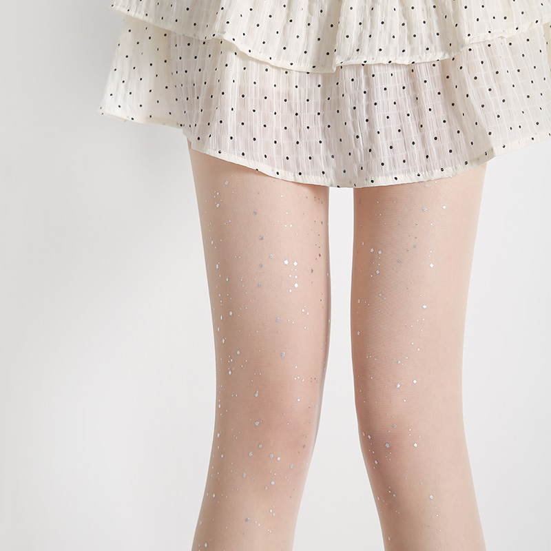 jk亮片丝袜0d美肤袜亮钻