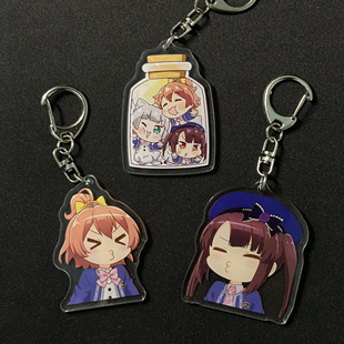 舞萌中二音击ONGEKI周边挂件击中萌钥匙扣纺宝千夏周边装饰礼品