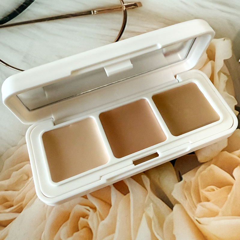 MINSHZEE茗希芝奶酪三色遮瑕膏干油皮不易卡粉轻薄修饰遮暇自然