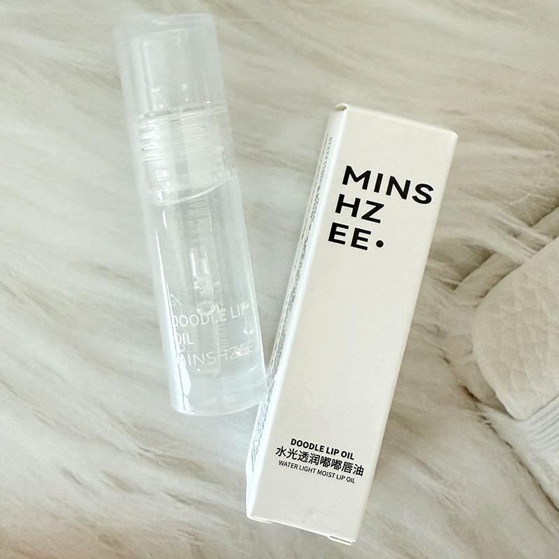 MINSHZEE茗希芝水光透润嘟嘟唇油滋润保湿补水玻璃唇口红叠涂唇油