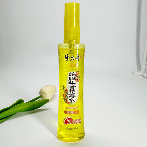 隆力奇蛇胆牛黄花露水清新怡人驱蚊止痒喷雾95ml清爽家用花香喷剂