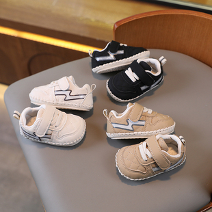 春秋0-1岁男宝宝鞋子软底婴儿学步鞋3-6到12个月新生儿步前鞋女童