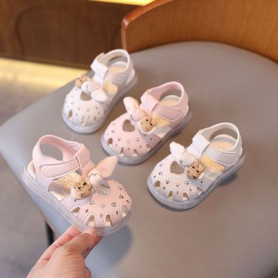 学步鞋软底女童透气洋气