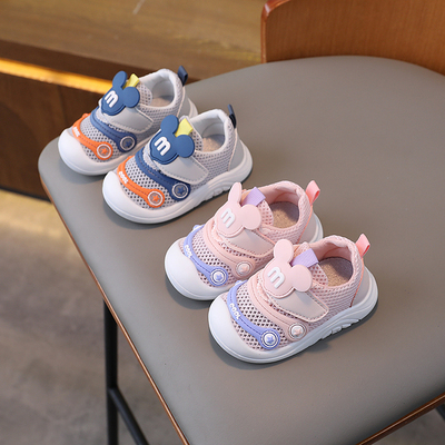 儿童学步鞋网鞋男女童卡通