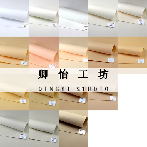 韩国进口款1.2mm硬不织布白肤色毛毡布手工diy毛毡布服装刺绣辅料