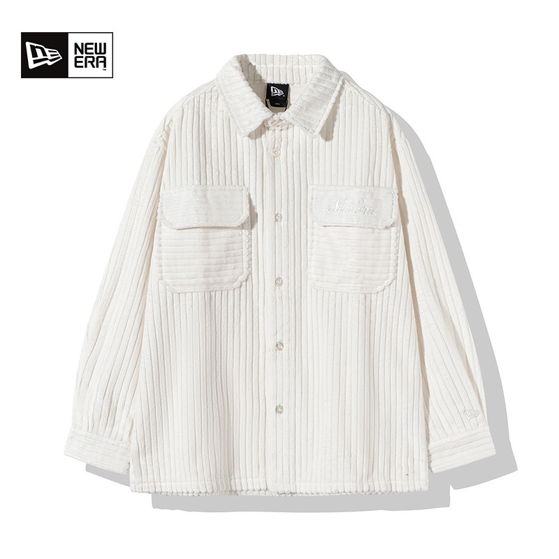 NewEra纽亦华运动男女情侣款灯芯绒加厚保暖长袖衬衫夹克13350875