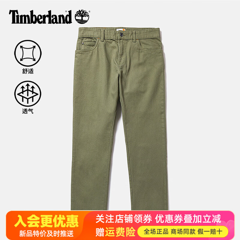 Timberland添柏岚运动户外男裤休闲裤棉质透气工装裤A6FW1