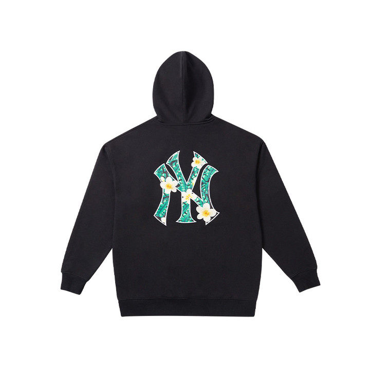 NEWERA MENS AND WOMENS MLB SERIES FLORAL NY TREND HOODED SWEATSHIRT 13350910 12877409