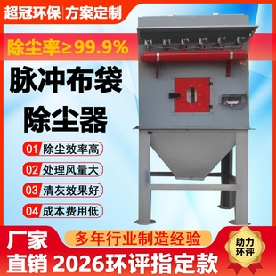 脉冲布袋除尘器木工家具厂中央收集工业自动粉尘滤筒旋风环保设备