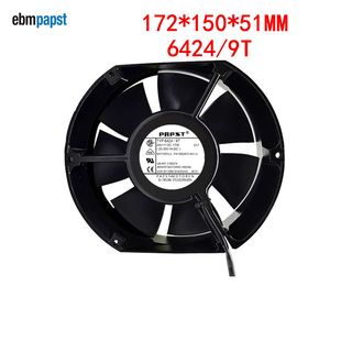 150 3线金属铝框风扇 TYP 17W 24V 172 6424 PAPST 全新原装