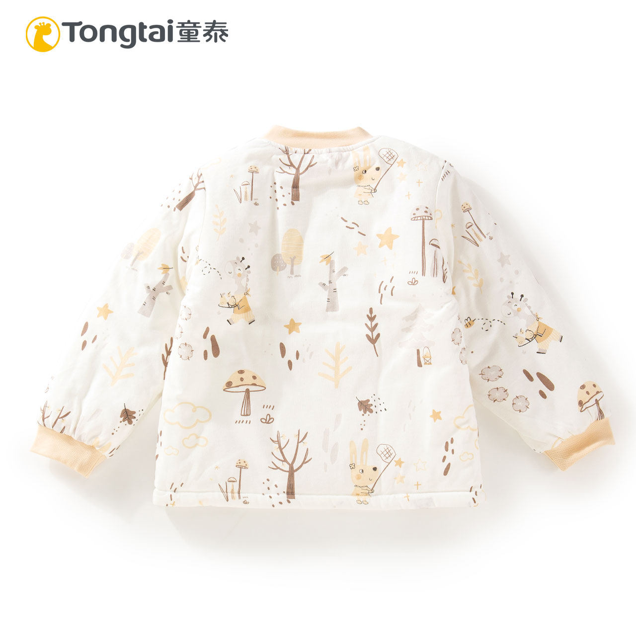 TONGTAI AUTUMN AND WINTER NEW CHILDRENS COTTON CLOTHES MALE AND FEMALE BABY COTTON JACKETS PURE COTTON FABRICS WARM COTTON JACKETS