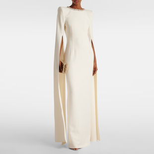 高端大气晚礼服轻奢长裙2025新款高级质感妈妈装气质优雅连衣裙女