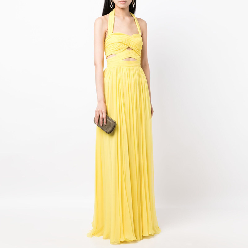 高级感晚礼服轻奢长2025新款时尚妈妈装年会舞台演出服独唱连衣裙