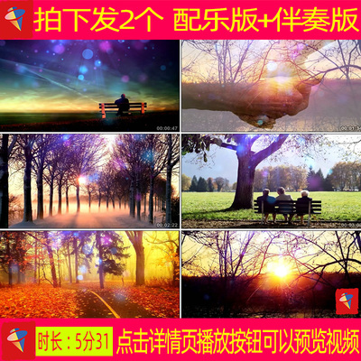 马健涛 搀扶配乐伴奏舞蹈舞台表演晚会大屏幕led背景视频素材