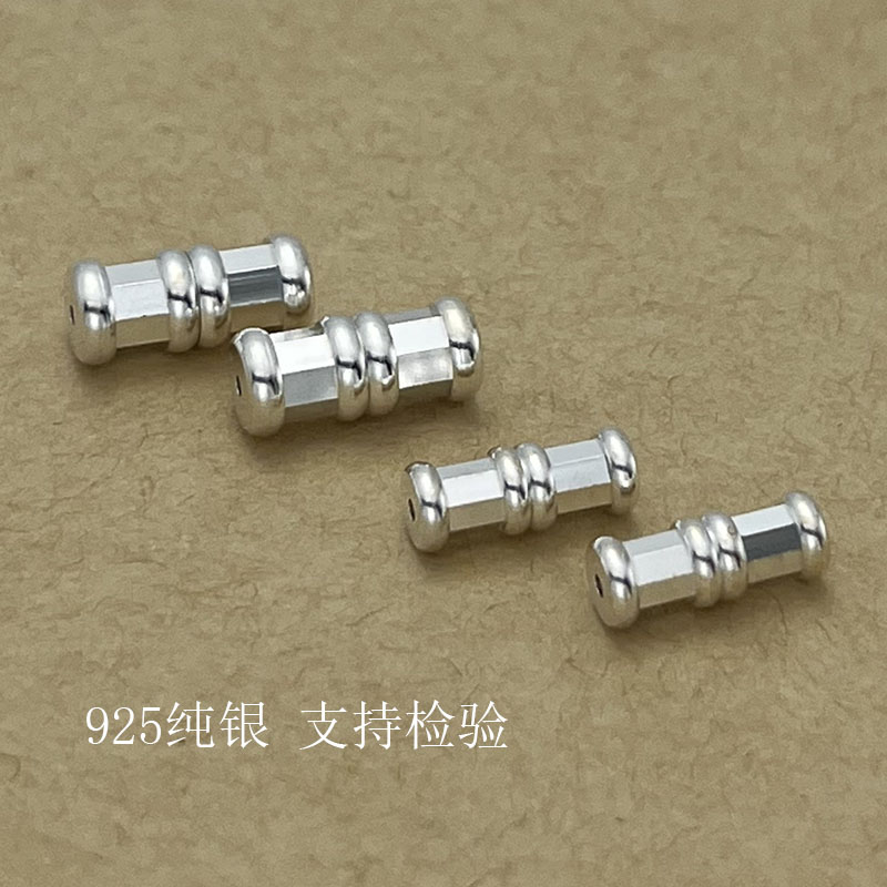 S925纯银手链项链连接扣可DIY