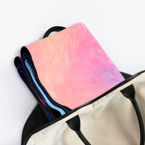 Портативный нескользящий тонкий коврик для йоги для путешествий для йоги