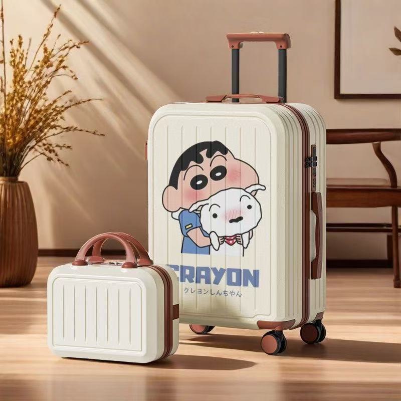 卡通动漫行李箱女20寸小型登机旅行箱学生儿童拉杆箱密码男皮箱新