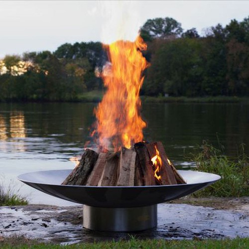 户外取暖民宿篝火炉大火盆露营传统木柴木炭野外花园取暖炉烤火炉